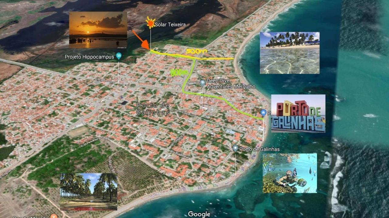 Solar Teixeira Flats Otel Pôrto das Galinhas Dış mekan fotoğraf
